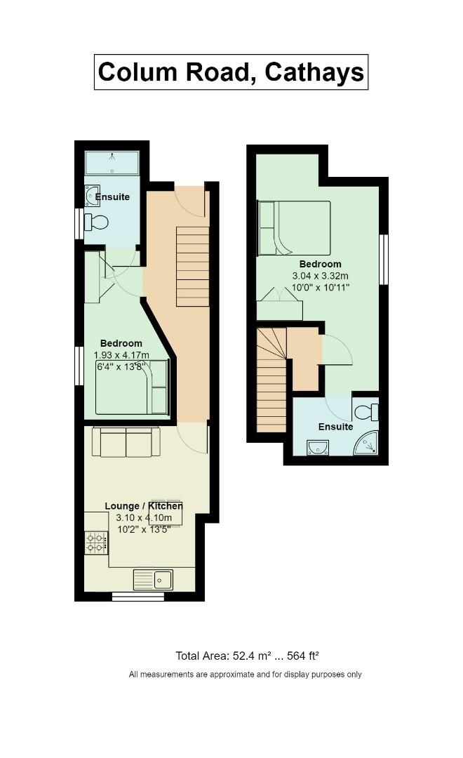Floorplan for Colum Road, Cathays